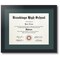 ArtToFrames Collage Photo Picture Frame with 1 - 11x14 inch Openings, Framed in Black with Over 62 Mat Color Options and Regular Glass (CSM-3926-726)
